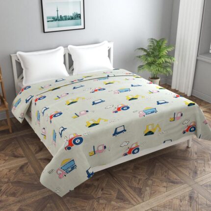 Trucker's Tuck-In Kids' Cotton Duvet Cover - 210 TC