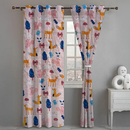 Owlette Room Darkening Curtain - Set Of Two