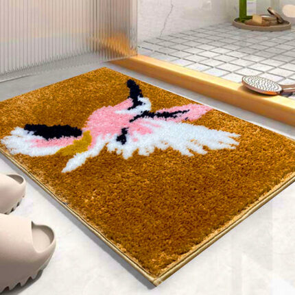 Hummingbird Plush Bathmat