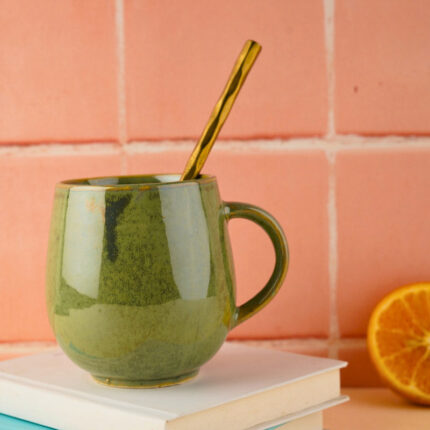 Blaina Ceramic Mug (350 ML) - Green