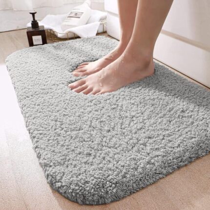 Blissful Solid Bathmat - Grey