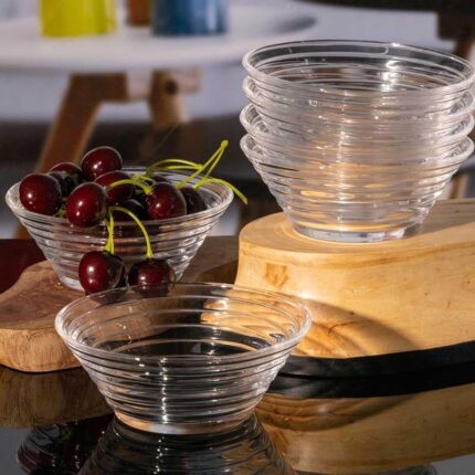 Ruby Glass Bowl- Set Of Six