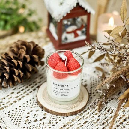 Strawberry Delight Candle Jar