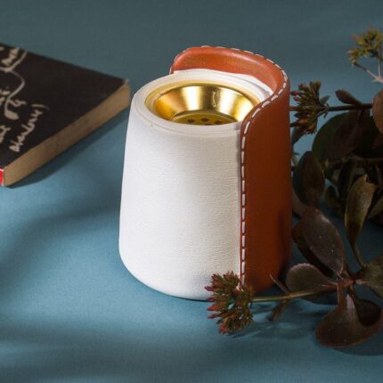 Gareva Resin Dhoop Holder - Orange