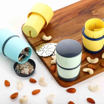 Buzzin' Multicolor Dry Fruit Grinder - Compact & Durable Kitchen Tool