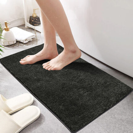Lois Anti Skid Bath Mat - Grey