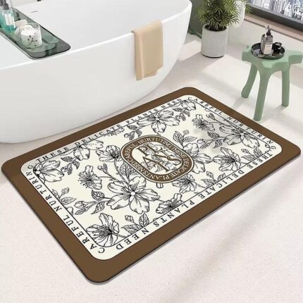 Pale Horizon Rubber Bath Mat